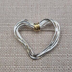Premier Designs Large Heart Love Pin Brooch B1002